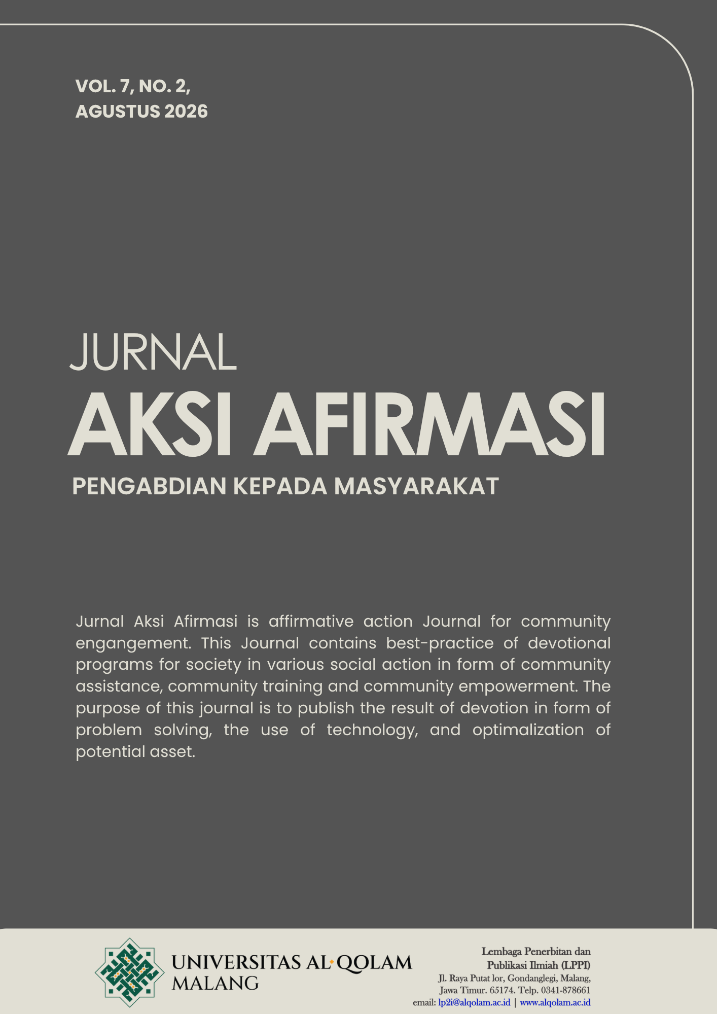 					View Vol. 7 No. 2 (2026): August 2026
				